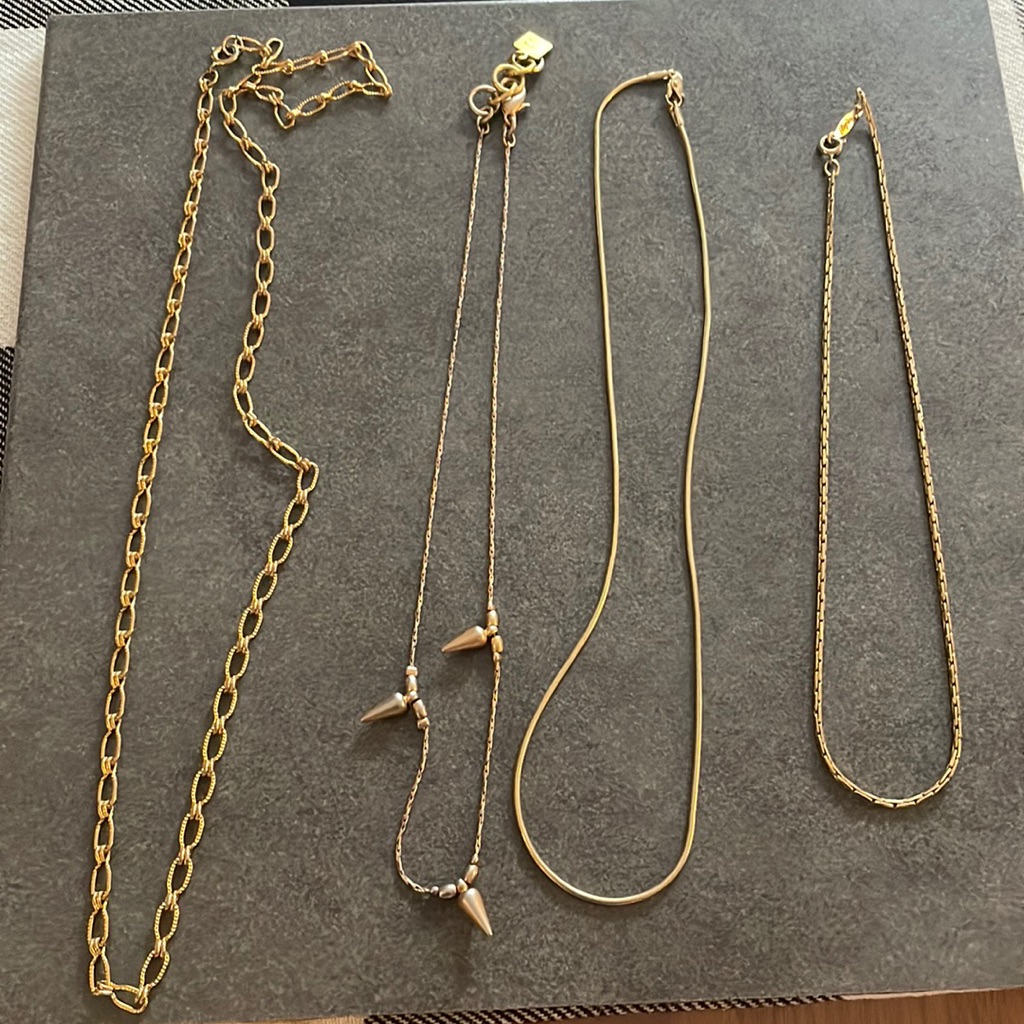 Gold Necklaces Costume Jewelry